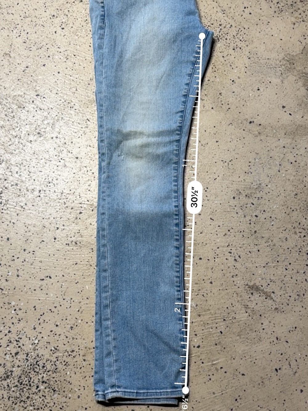 John Varvatos Light Blue Skinny Jeans - Picture 5 of 5